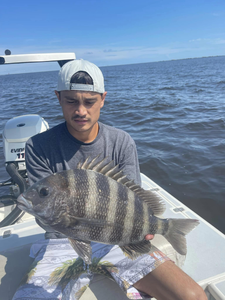 A day of Sheepshead fishing fun in Jacksonville